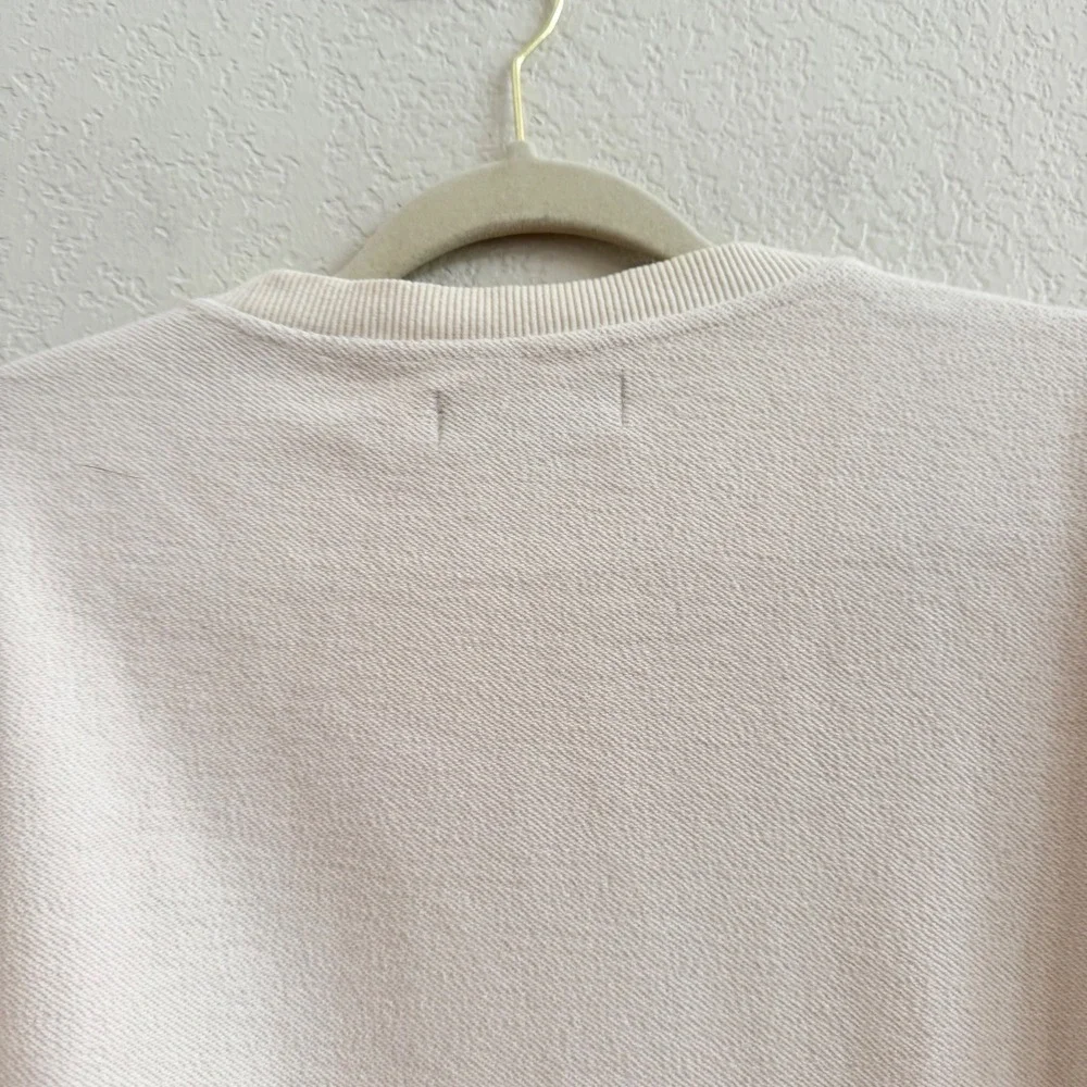Stadium Goods Mens Cream Cotton Embroidered Logo Crewneck Sweatshirt Medium - Picture 6 of 13